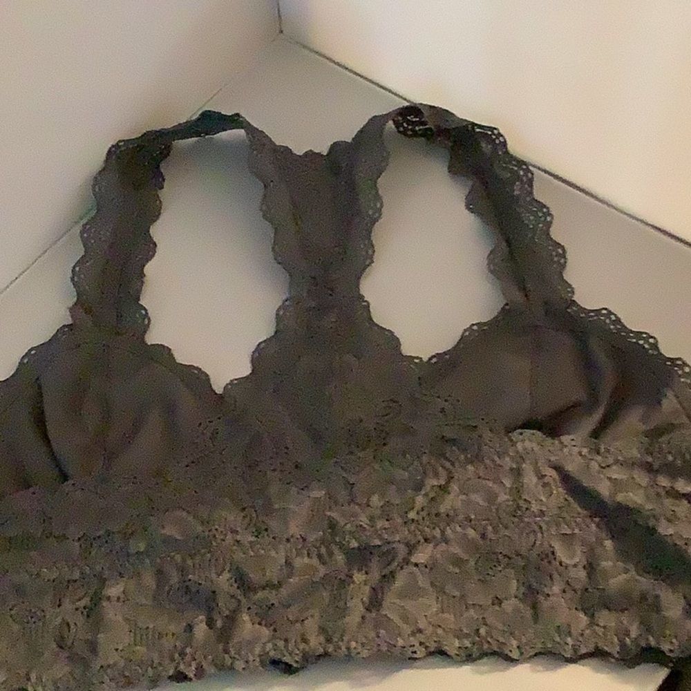 Gray Lace Bralette - Picture 2 of 3